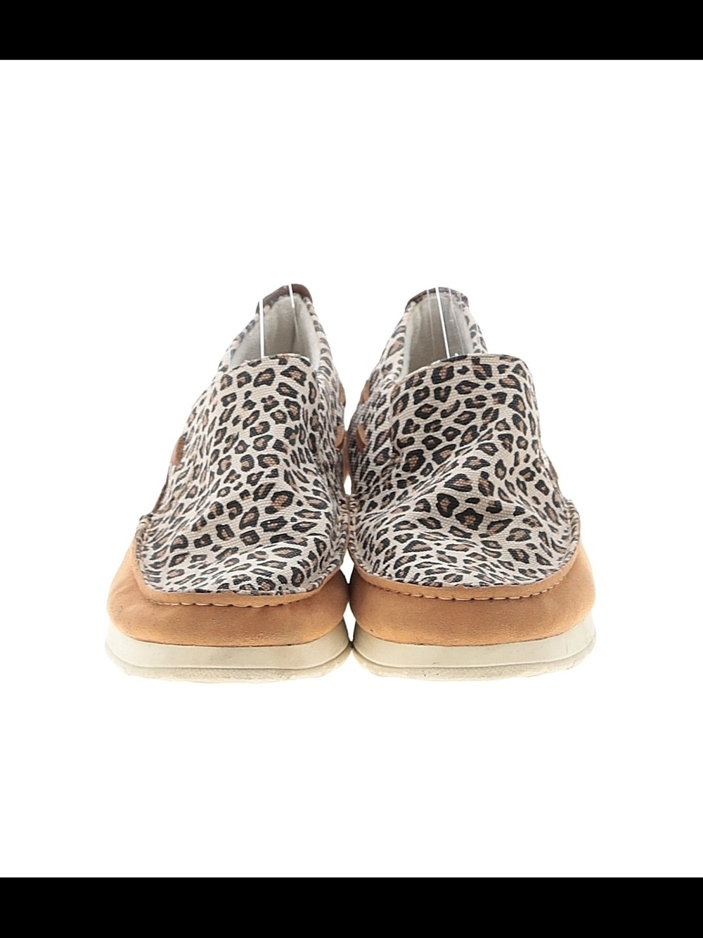Sperry Women's Leopard Print Slip-On Loafers - Tan & White